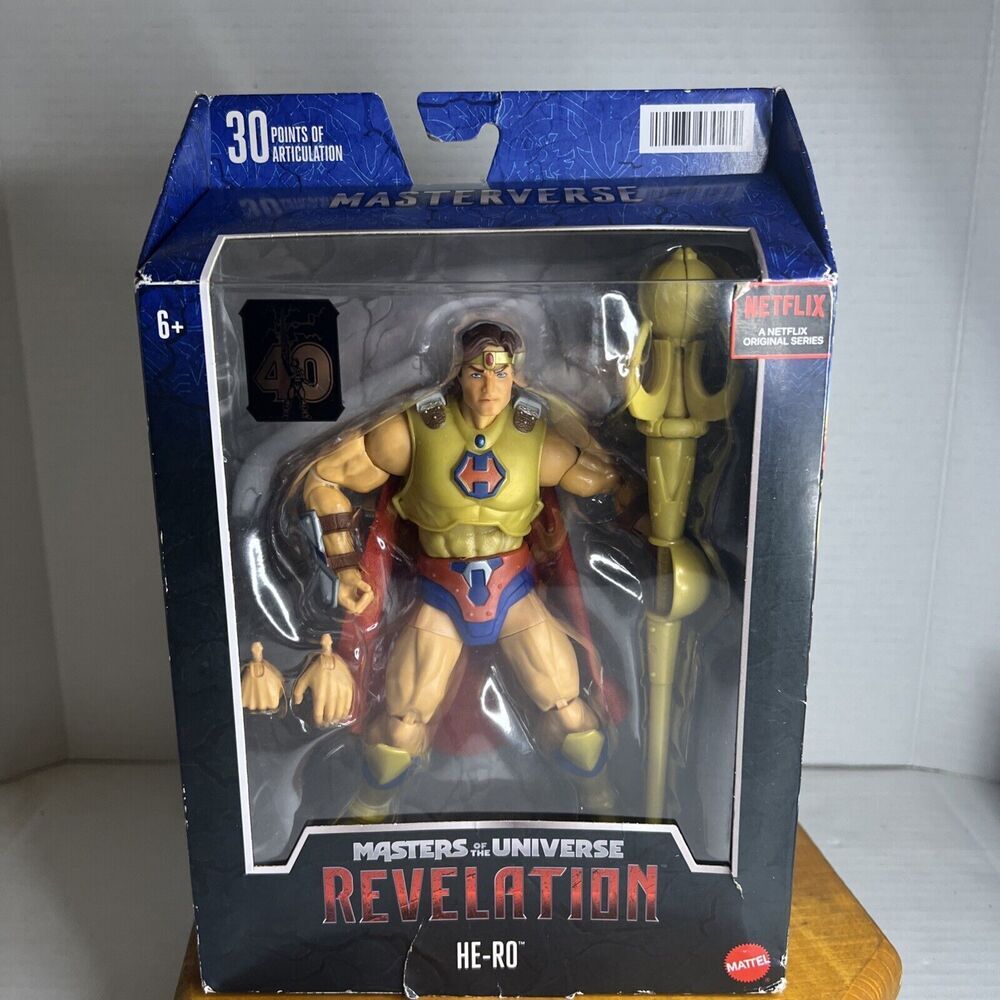 Masters of the Universe Masterverse Revelation He-Ro Hero MOTU Figure